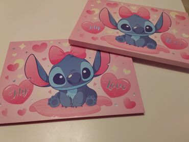 nega brade: ✨ stitch senke – 54 kom ✨ paleta senki u čvrstoj kutiji roze boje! 💖