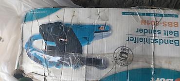 Polyonan aparatlar: Bort BBS-801N lentəli zımpara aparatı - Şəbəkə ilə işləyən, güclü — 8