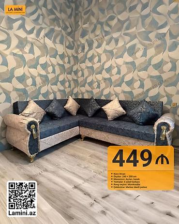 dəhlizə divan: Künc divan – La Mini Xüsusiyyətlər: - Ölçü: 280 × 200 sm - Mexanizm — 1