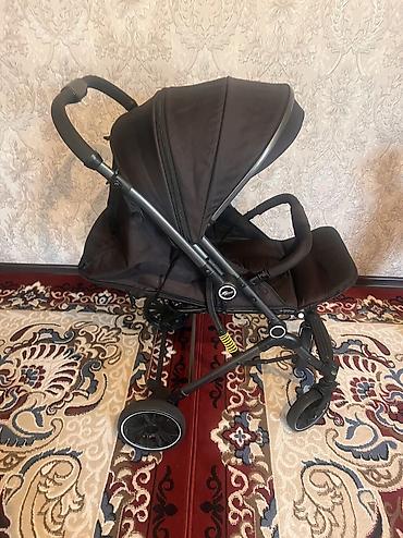 Коляски: Коляска, цвет - Черный, Б/у — 2