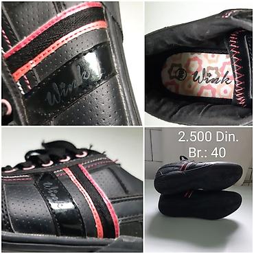 paciotti cipele cena: Nove ženske patike Wink - Materijal: kvalitetna eko koža - Boja: crna — 4