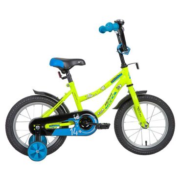 велосипед стелс: Детский велосипед Novatrack 14" Neptune (зеленый) Детский велосипед