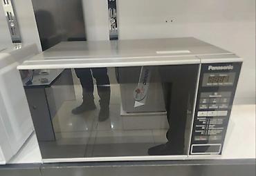 panasonic mikrodalga: Mikrodalğalı soba rəng - Boz, Yeni — 3