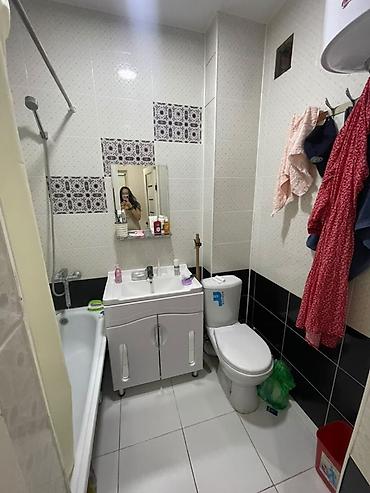тынчтык ж м: 1 бөлмө, 43 м², 105-серия, 3 кабат, Евро оңдоо — 10