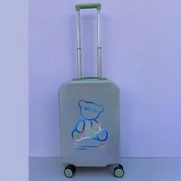 Putni koferi i torbe: Tvrdi kofer na točkiće – dečiji/teen model, mint zelena boja - — 6