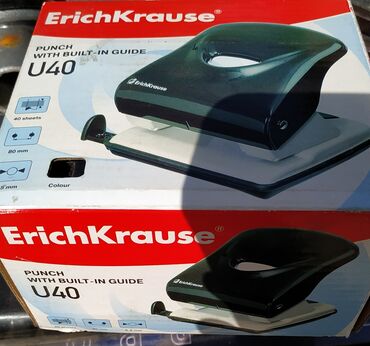 факсовая бумага цена бишкек: Продаю дырокол новый Эрих Краузе модель U40, прокол до 40 листов