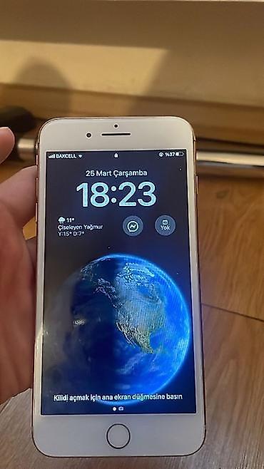 IPhone 8 Plus, 64 GB, White Titanium, Barmaq izi lalafo.az -da IPhone 8 Plus, 64 GB, White Titanium, Barmaq izi
