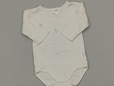 białe body niemowlęce z falbanką: Боді, 3-6 міс., 
стан - Хороший