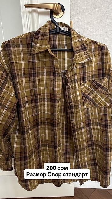 Рубашки: Рубашка в клетку оверсайз - Свободный крой «овер стандарт» - — 1