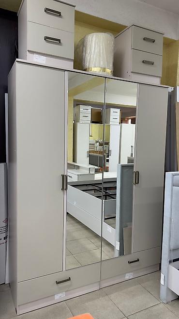 Спальные гарнитуры: Спальный гарнитур, Новый, Двуспальная кровать, Шкаф, Комод, МДФ, Самовывоз, цвет - Бежевый at lalafo.kg — 2 Спальные гарнитуры: Спальный гарнитур, Новый, Двуспальная кровать, Шкаф, Комод, МДФ, Самовывоз, цвет - Бежевый — 2