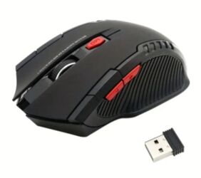 звуковые карты viewcon: Беспроводная Оптическая Мышь 2.4ГГц с USB-приемником для Компьютера и