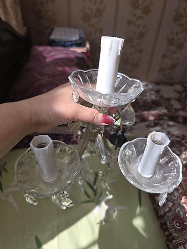 Çılçıraq, 3 lampa, Şüşə
