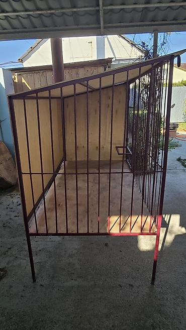 xoruzun ağ əti: Böyük ölçülü it qəfəsi / volyer - Material: metaldan qaynaq olunmuş — 2