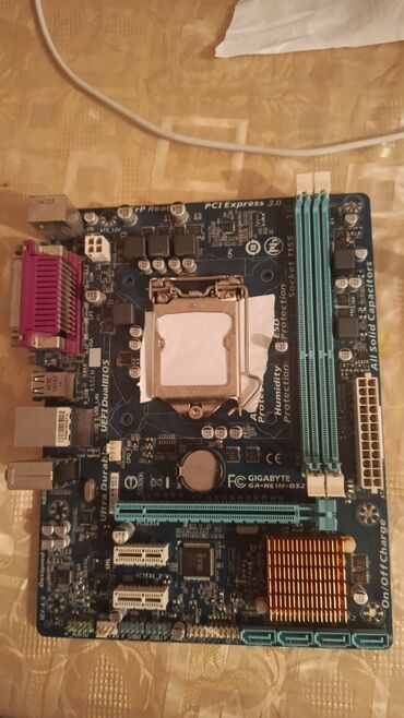 ddr3 8gb ram qiymeti: Ana Platası Gigabyte H61M-DS2, İşlənmiş