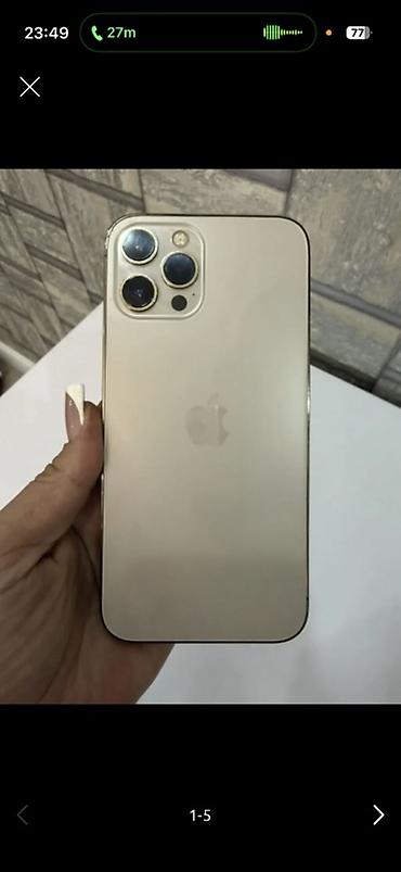 IPhone 12 Pro Max, 256 GB, Qızılı, Face ID