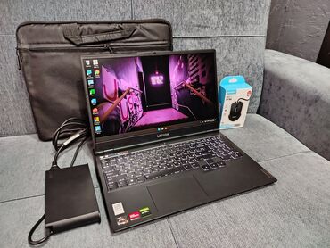 купить ноутбук в бишкеке: Ноутбук, Lenovo, 16 ГБ ОЗУ, AMD Ryzen 7, 15.6 ", Б/у, Для работы, учебы, память NVMe SSD