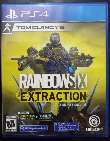 Oyun diskləri və kartricləri: Rainbow Six Extraction PS4