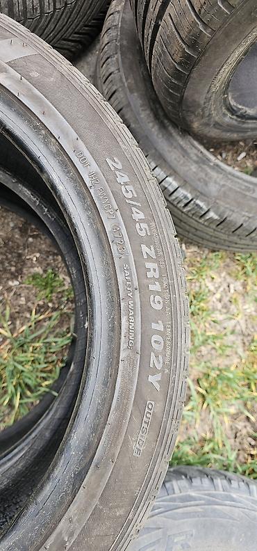 24545 r19 лето: Шины 245 / 45 / R 19, Лето, Б/у, Пара, Легковые, Корея, Kumho — 2
