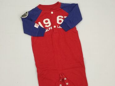 komplet sweterkowy dla noworodka: Rampers, Polo Ralph Lauren, 1-3 m, stan - Bardzo dobry