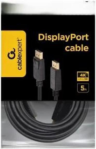 Druga oprema za računare i laptopove: DisplayPort kabl Cablexpert – 5 m - Tip konektora: DisplayPort (DP) — 15