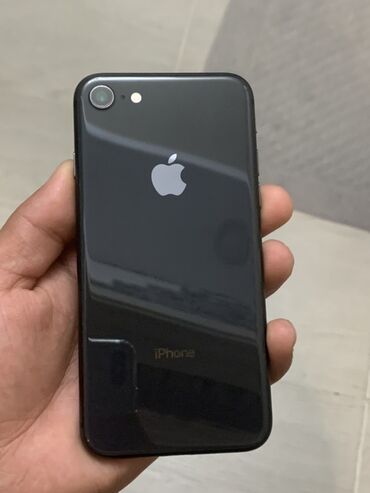купить айфон 7 бу: IPhone 8, Колдонулган, 64 ГБ, Кара, 79 %