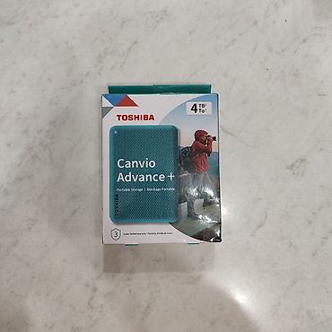 ПК үчүн маалымат алып жүрүүчү, Жаңы, Toshiba, HDD, 4 ТБ, 2.5"