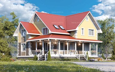 деревянные бани на заказ: 200 м², 6 комнат