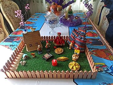 Novruz Temalı Miniatür Kompozisiya Seti - Taxta çəpərlə əhatələnmiş lalafo.az -da Novruz Temalı Miniatür Kompozisiya Seti - Taxta çəpərlə əhatələnmiş