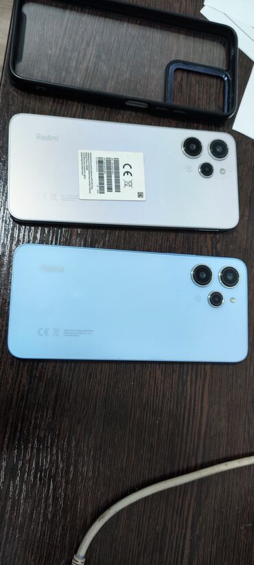 ремонт телефонов кант: Xiaomi, Redmi 12, Б/у, 128 ГБ, цвет - Серебристый, 2 SIM