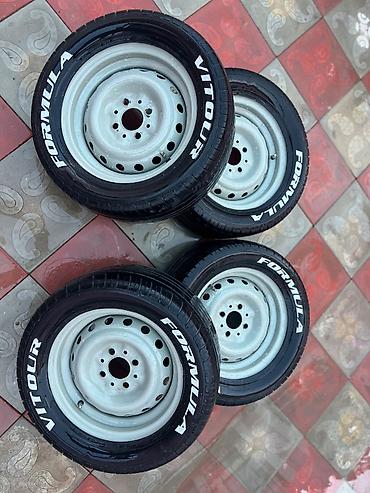 tekerler 13: Formula R13 215 təkərlər satılır.4ədəd disk qarışıq satılır,yaxşı — 1