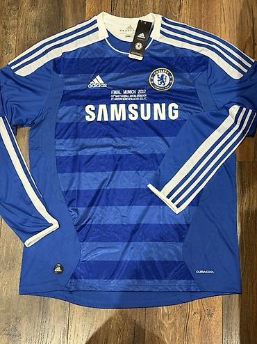 army: Футбольная джерси Chelsea FC с длинным рукавом, версия финала Лиги — 1