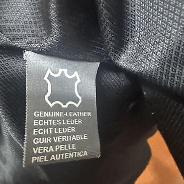 dağ geyimleri: QAN markalı qadin üçün dəri pencək - Material: 100% həqiqi dəri (Real — 1