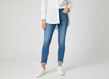 buty slip on na koturnie: ONLY, Джинси жіночі, розмір M