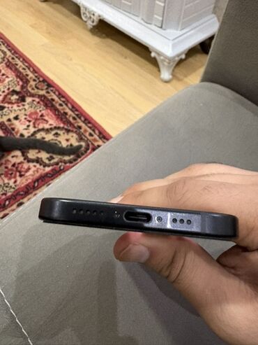 Apple iPhone: IPhone 15, 128 GB, Black Titanium, Simsiz şarj, Face ID, Sənədlərlə — 8