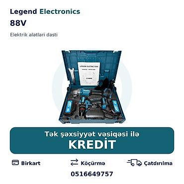 kreditle drel: Elan başlığı: Elektrik alətlər dəsti, 88V Elektrik alətlər dəsti, 88V — 1