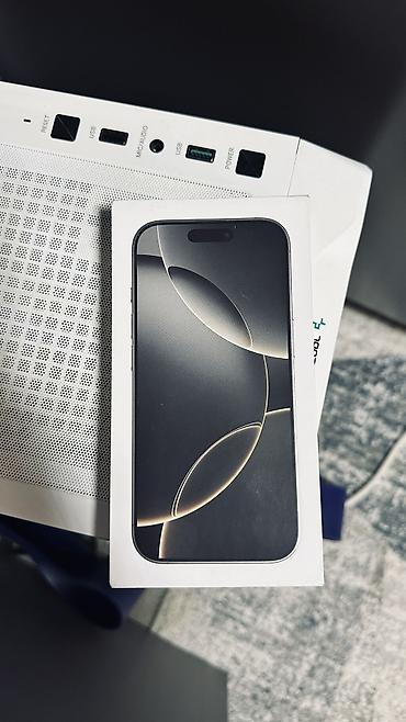iphone 17 plus: IPhone 16 Pro, Б/у, 512 ГБ, Natural Titanium, Кабель, Коробка, 100 % — 1