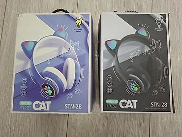 hoco eq34 plus: Продаю новые беспроводные наушники CAT STN‑28 с «кошачьими ушками» и — 1
