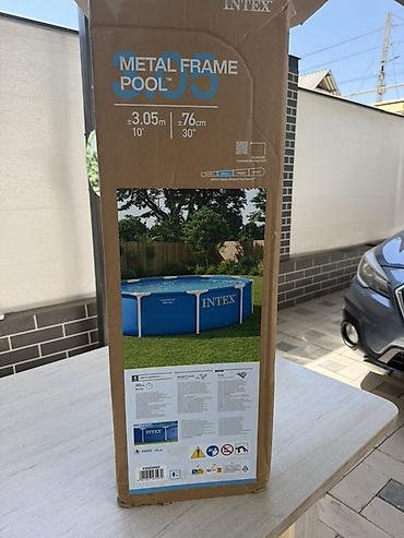 Бассейны: Каркасный бассейн Intex Metal Frame Pool 305 x 76 см - Диаметр: 3,05 — 2