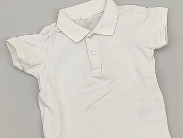 czarna koszula ralph: Koszulka, H&M, 9-12 m, stan - Bardzo dobry