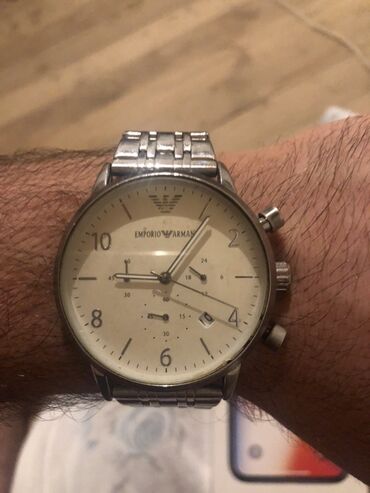 Наручные часы, Emporio Armani, цвет - Серебристый
