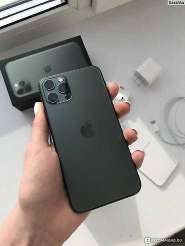 aplle 8: IPhone 11 Pro, Б/у, 512 ГБ, Зеленый, Коробка, 70 % — 1