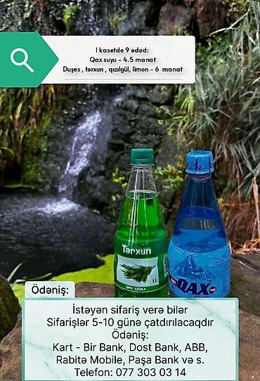 toyuq məhsulları: Məhsul: Qax Leyla suları və limonadları – 1L plastik butulka — 3