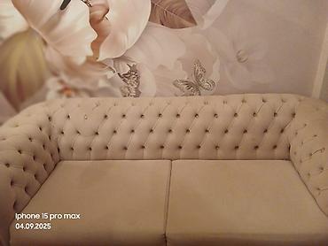 Divan və kreslo dəstləri: Divan kreslo desti. Divanda hec bir difekt problem yoxdur 2 kresloda — 4