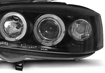 Tuning i styling: CRNI LED ANGEL EYES FAROVI OPEL ASTRA G | Crni tuning sportski clear — 3