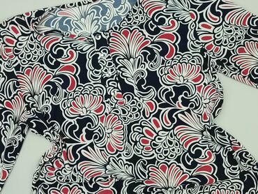 bluzki bawełniane rękaw 3 4 czarne: Blouse, 2XL (EU 44), condition - Very good