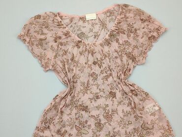 bluzki w różowe kwiaty: Blouse, S (EU 36), condition - Very good