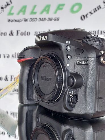 Fotokameralar: Nicon D7100/ 13K prabeqlə. Body Xaricdən gəlmə maldır çox ideal