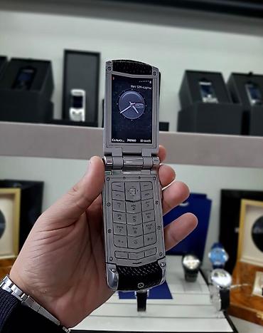 işdənmiş telefonlar: Vertu Ayxta Silver Ideal veziyyetdedi — 2