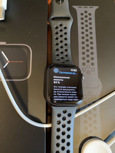 смарт часы эпл вотч: Apple Watch Series 6 40mm Nike edition 32gb LTE. В идеальном