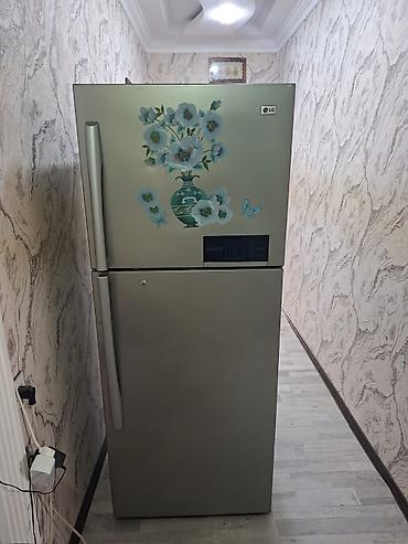 İşlənmiş 2 qapılı LG Soyuducu Satılır, rəng - Gümüşü, Təkərli